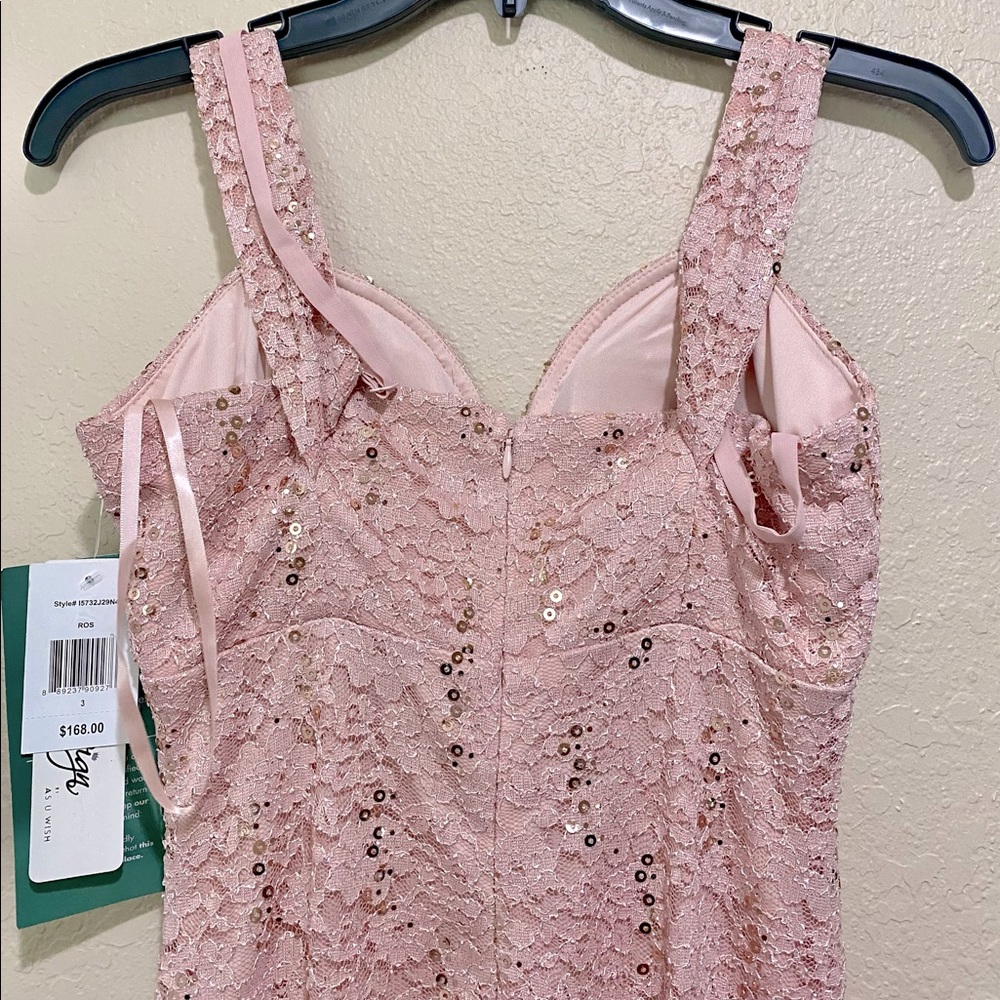 Pink, elegant dress